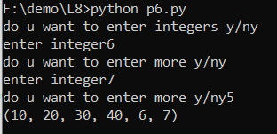 BhaktiAher6's tweet photo. Day 7 of #30DaysOfCode
✅Program for:
✔Read list of marks and print the lowest and highest marks
✔Read tuple of integers from the user and print on screen
✔1) names of all students 2)names of common students 3)students in java but not in js 4)students in js but not in java https://t.co/YFwsfa96xE