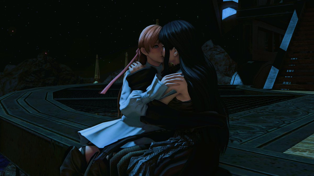 RaylaFFXIV's tweet photo. Inspired by these WONDERFUL Ryne/Gaia screenshots created by @LorefiendEli (and included/shared with permission) I love these dorks with all my heart (though it can't compare to how much they love each other) and I hope you all enjoy my conveyance of that. https://t.co/0RIQO8X1sC