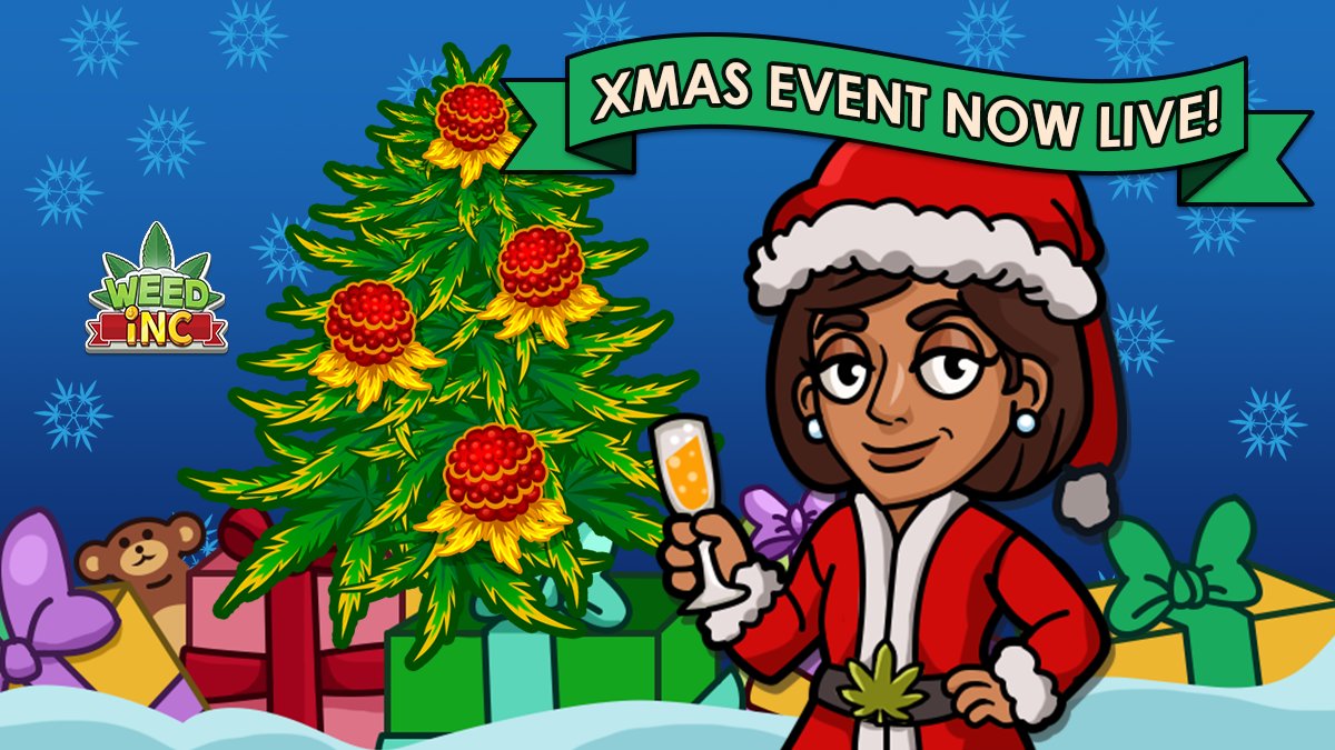 Weed_Inc_Game's tweet photo. ๐
Seasons Greetings Entrepreneurs! It's time to deck the halls and ready your trees, because an all new Christmas Gifts #Event is now LIVE!! Grow for the gold while you wait for Santa and see if you made the nice list! Happy Holidays all!!๐๐๐งฆ #WeedInc
https://t.co/Ze0e7y7lGq https://t.co/ms6STTatcQ