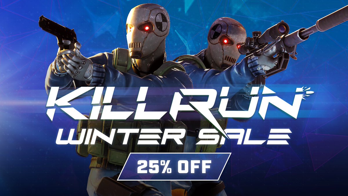 // ON SALE NOW - 25% OFF

Grab KILLRUN in the <a href="/Steam/">Steam</a> Holiday Sale, and race to set the best record!

LIVE NOW // store.steampowered.com/app/1442170/KI…