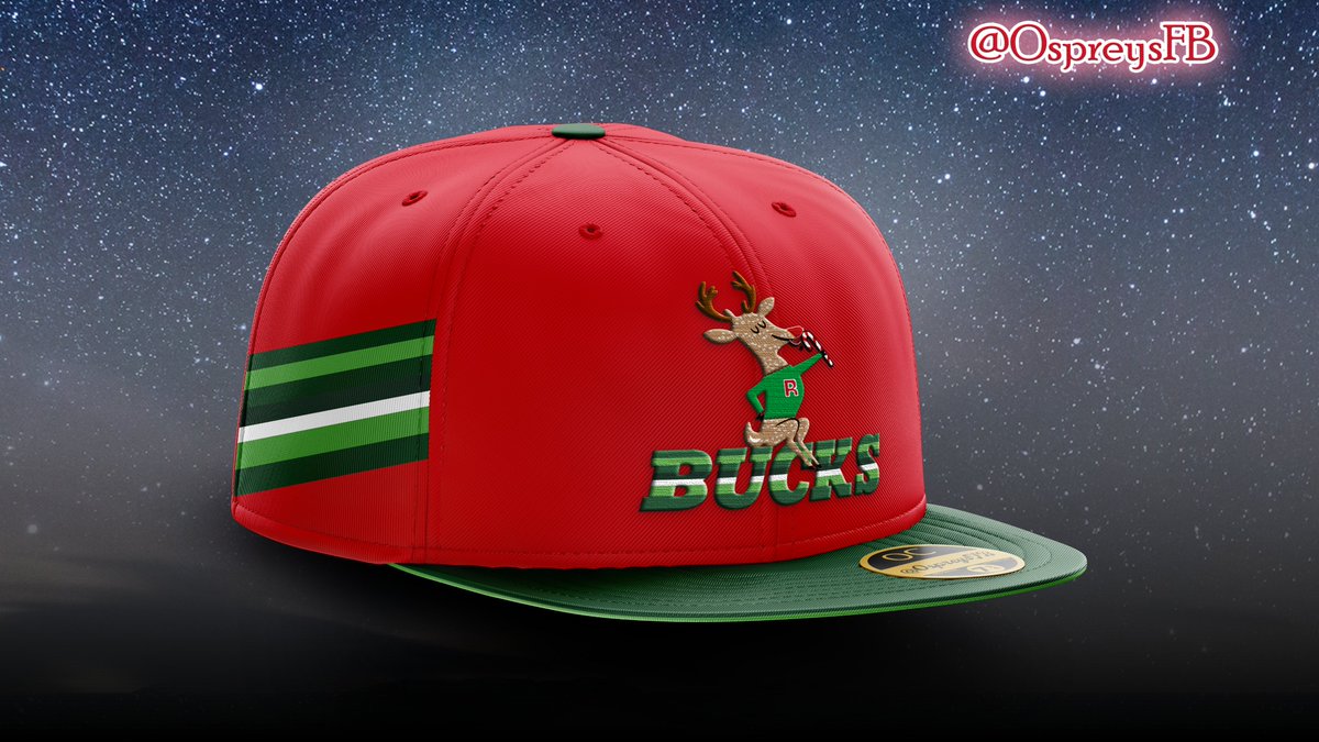 Christmas Concept #4 - another homage to Rudolph using the  retro <a href="/Bucks/">Milwaukee Bucks</a> logo that started my obsession as a kid.  Hope you enjoy it, folks.