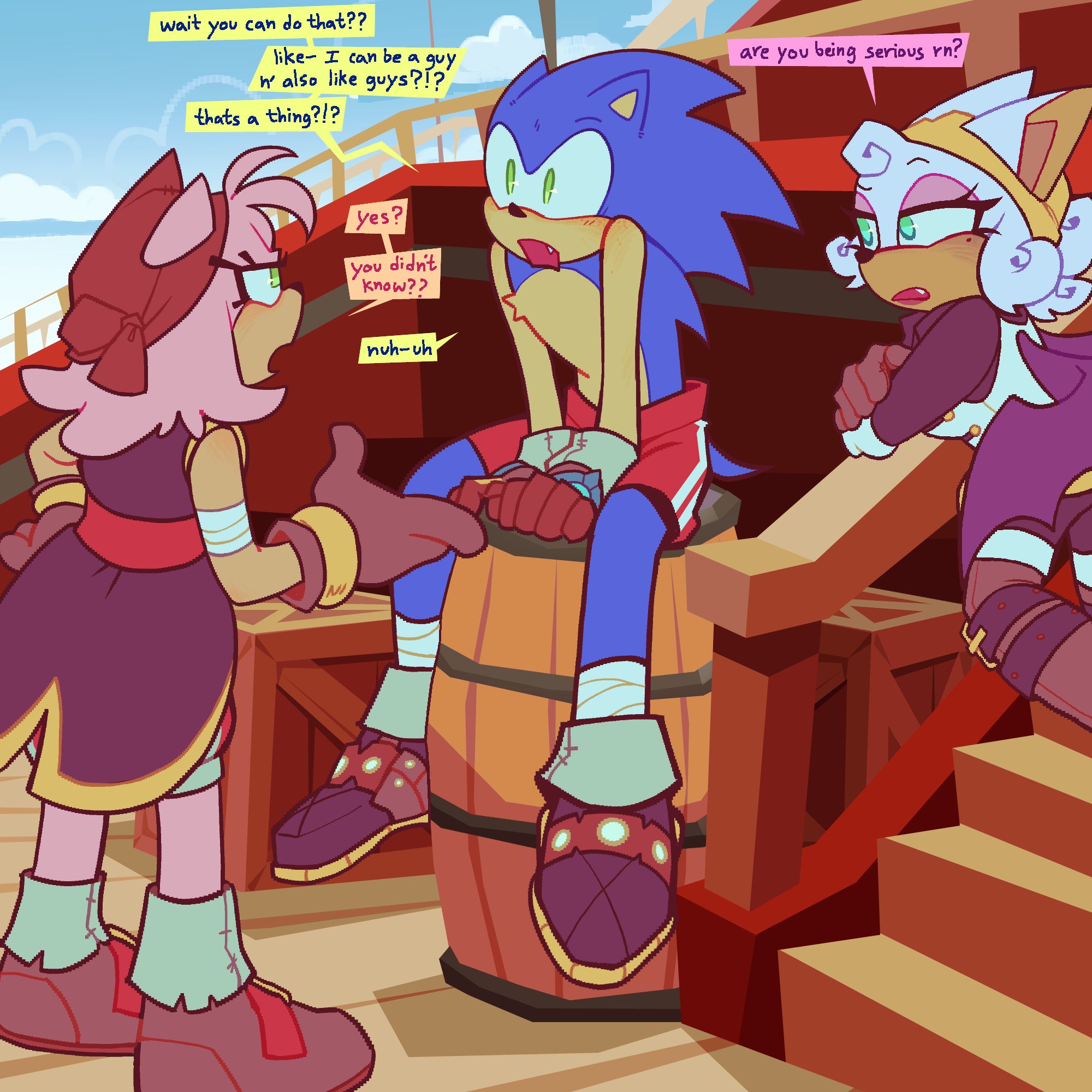 ⌛️TimeCalebDisco⌛️ on X: ‼️local gay boy realizes what being gay is‼️ sonic SonicPrime t.coztmtQCxYir  X