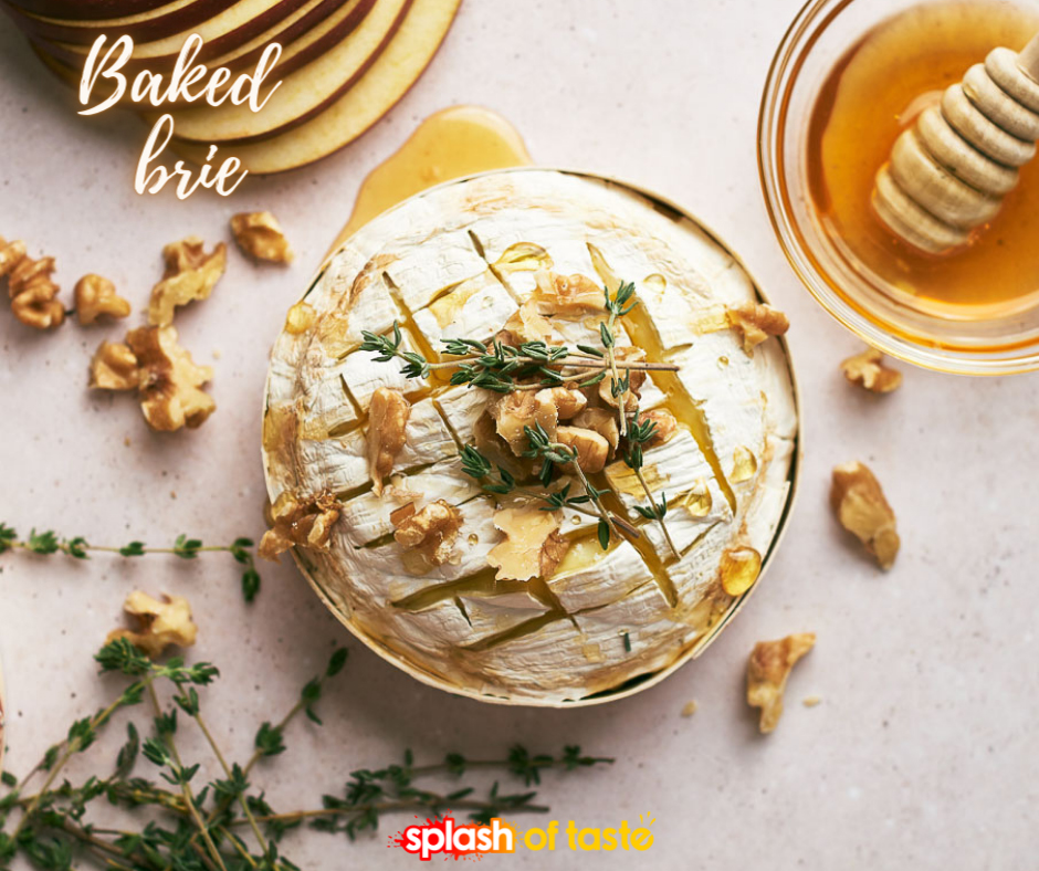 Gooey, melty baked brie has to be one of the most delicious appetizers you can make! It’s perfect for your next party, and it’s always a massive hit with everyone. This cheesy beauty takes 2 minutes to prepare – what’s not to love?
Grab the recipe >> splashoftaste.com/baked-brie/