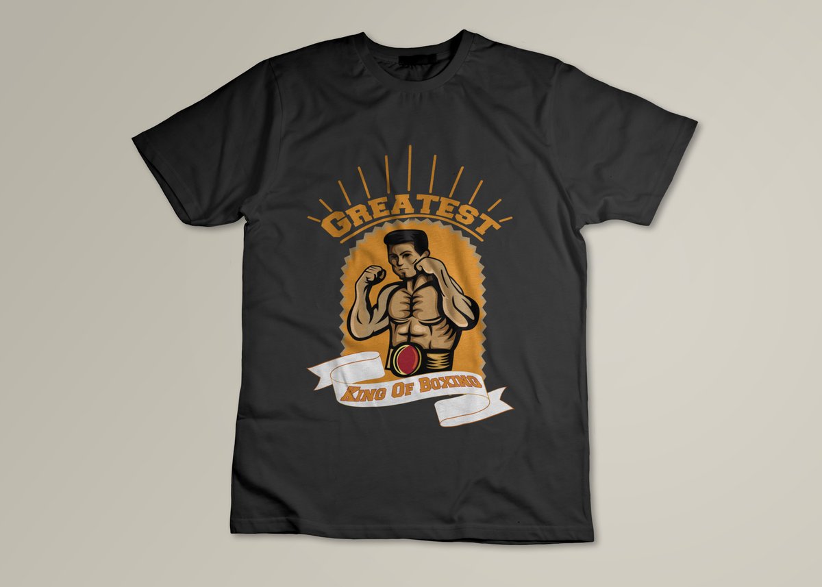 1995Studio's tweet photo. Boxing t-shirt 2##Typography t-shirt## https://t.co/KqFlTZLN35