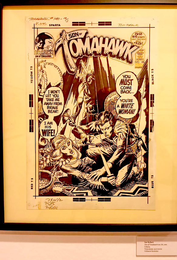 En Navidad todavía puede verse la expo @JoeKubert  en el <a href="/csolleric/">Casal Solleric</a> de Palma de Mallorca. Con hombres muy hombres, mujeres muy mujeres e indios muy indios. A disfrutarlo antes de que lo prohiban.