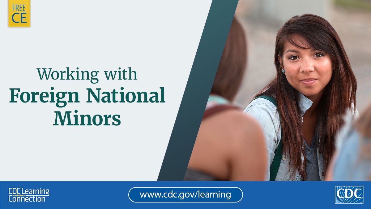 HCPs and other providers: Foreign national children and youth have increased risk factors for trafficking. Learn potential signs of trafficking and how to connect minors to services and resources in this training. Free CE. @ACFHHS bit.ly/3ELdhWE #CDCLearning