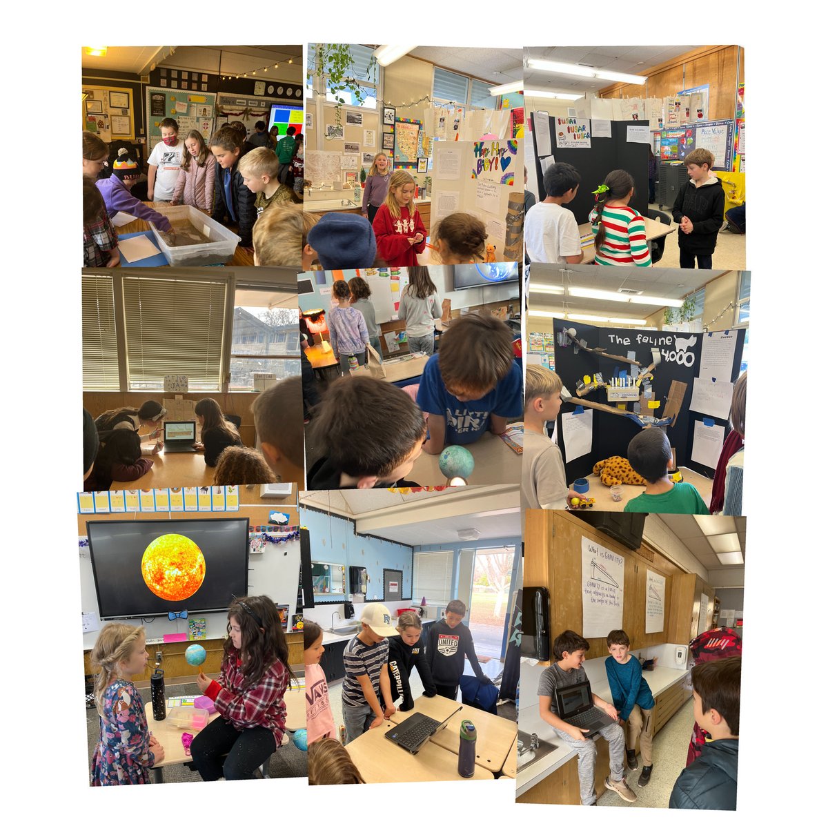 STEM Showcase 2022 was a huge success! These scientists taught each other across the grade levels. #ParkviewSTEM #Parktastic