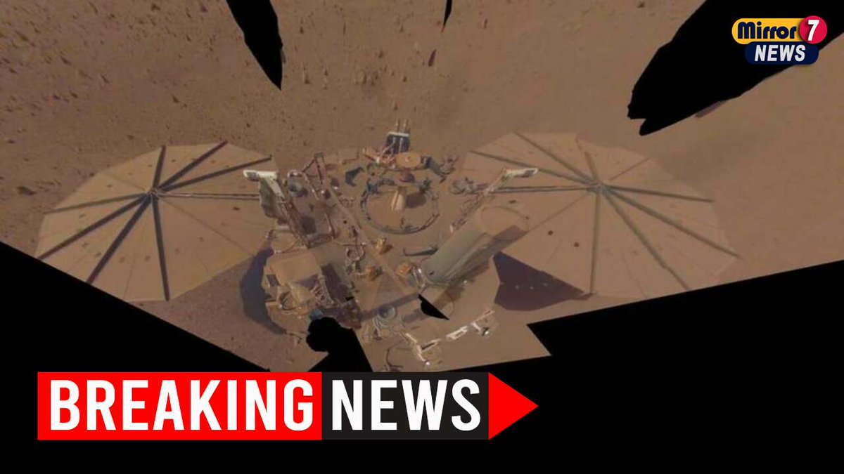 mirror7news's tweet image. NASA Formally Retires Mars InSight Lander 4 Years After Its Arrival on Red Planet
 &amp;gt;&amp;gt; Watch Now youtu.be/EQZax6mwlhA

#NASA #Formally #Retires #Mars #InSight #Tech #Technology #TechNews #TechnologyNews #TechNewsToday #Gadgets #TechnologyNews #Trending #TechUpdates