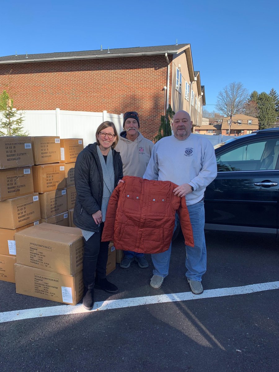 Earlier this week, your <a href="/CherryHillFire/">Cherry Hill Fire/EMS</a> Professional Firefighters dropped off a donation of 120 new winter coats to the Family Assistance Program at the Jewish Federation of Southern NJ in Cherry Hill.

@JCRCofSNJ