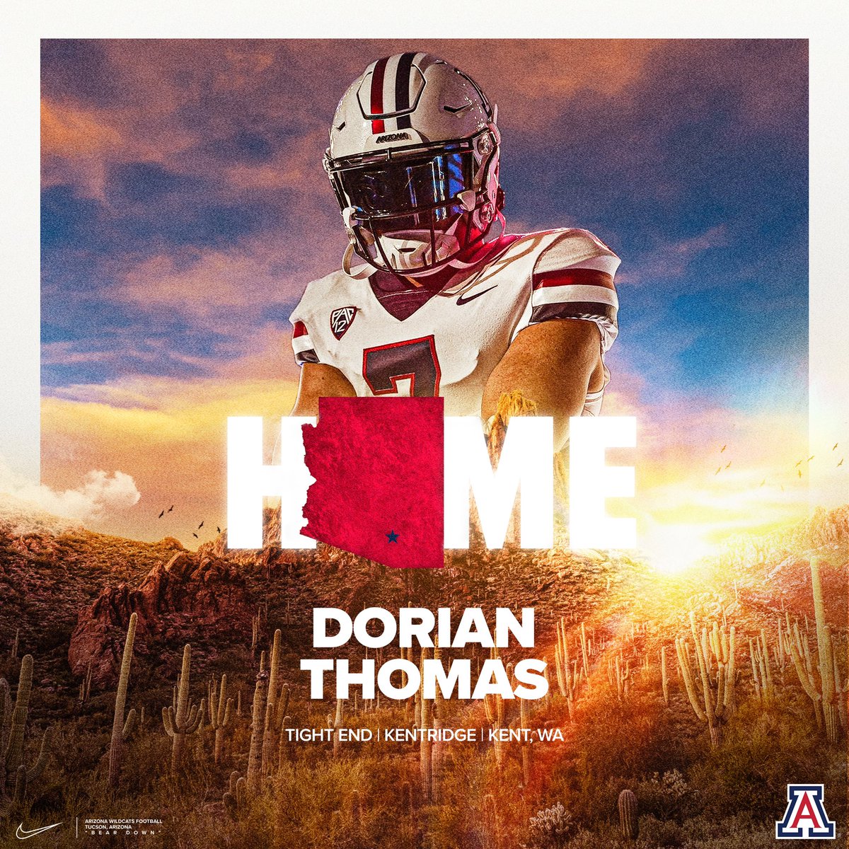 ArizonaFBall's tweet photo. .@CoachPaopao introduces our newest Wildcat!🐻⬇️ https://t.co/sqo5fyhewE