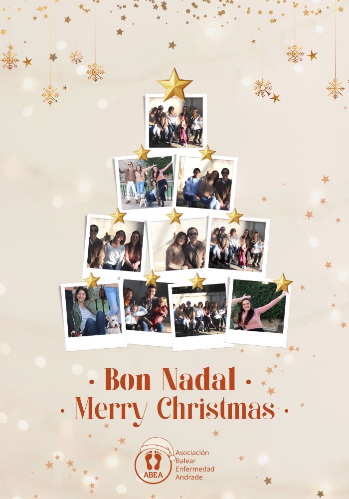 🎄De parte de la gran familia que formamos en ABEA les deseamos una feliz Navidad y un próspero año nuevo lleno de salud y alegría.

✨Juntos/as seguiremos haciendo camino.

🤗Un fuerte abrazo