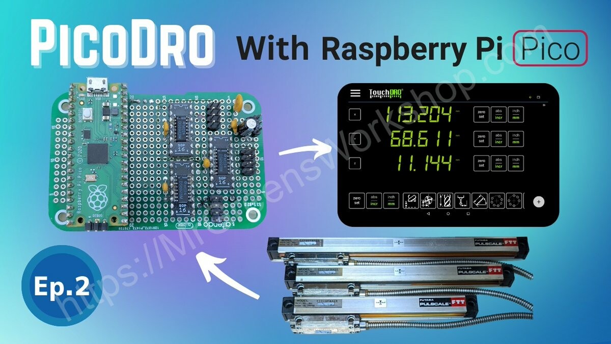 MrGreenWorkshop's tweet image. PicoDRO, DIY digital readout with the Raspberry Pi Pico. Ep.2

youtu.be/lGm3rTDp7nE

#DIY #digitalreadout #dro #raspberrypipico #raspberrypipicoprojects #rp2040 #microcontroller #embedded #OpenSource