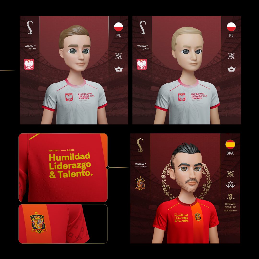 walowsok's tweet photo. Our NFT #Walows Collection for the Qatar World Cup continues to mobilize all the hearts around the world.

So we created a Throwback Thursday!

Join our #TBT and tell us which of the #WalowsQatar is your favorite! 💛

Find the entire #NFT Collection here: https://t.co/ilFvCvtvwr https://t.co/h2NHmPeDUv