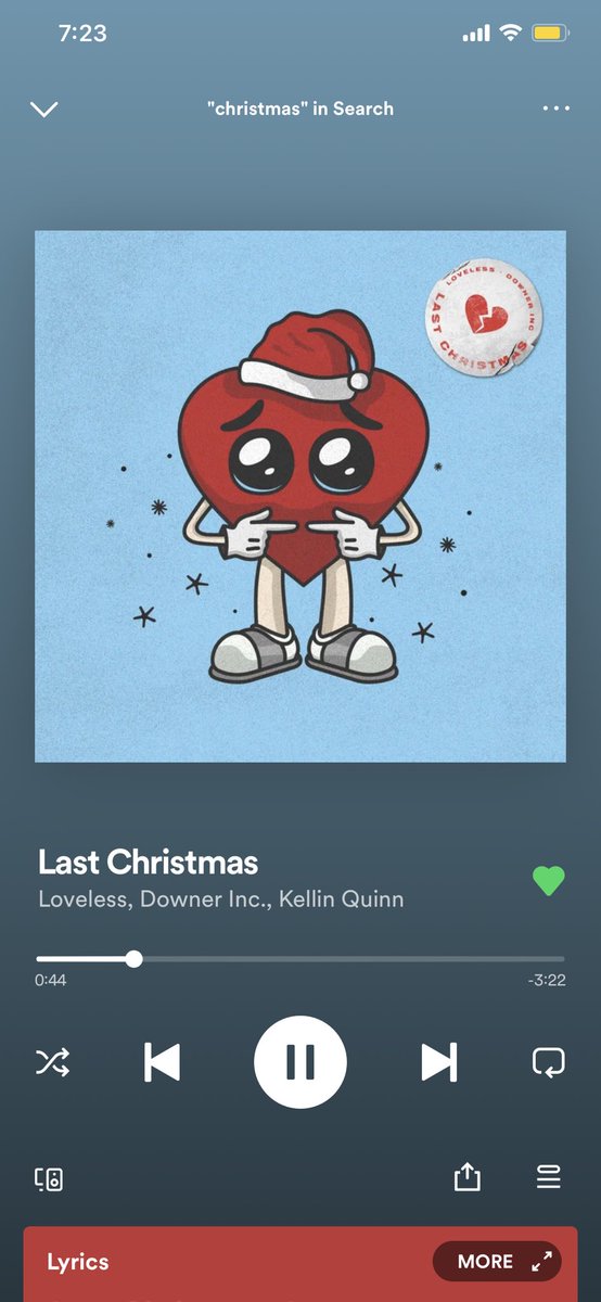 katwill713's tweet photo. it’s that time of year 😌 #loveless #christmasmusic @thisisloveless https://t.co/YUiISRcKjf