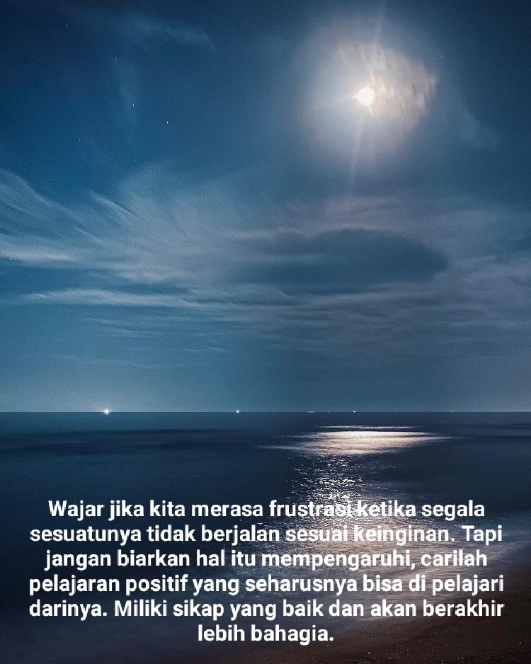 Sabar dan tetap semangat