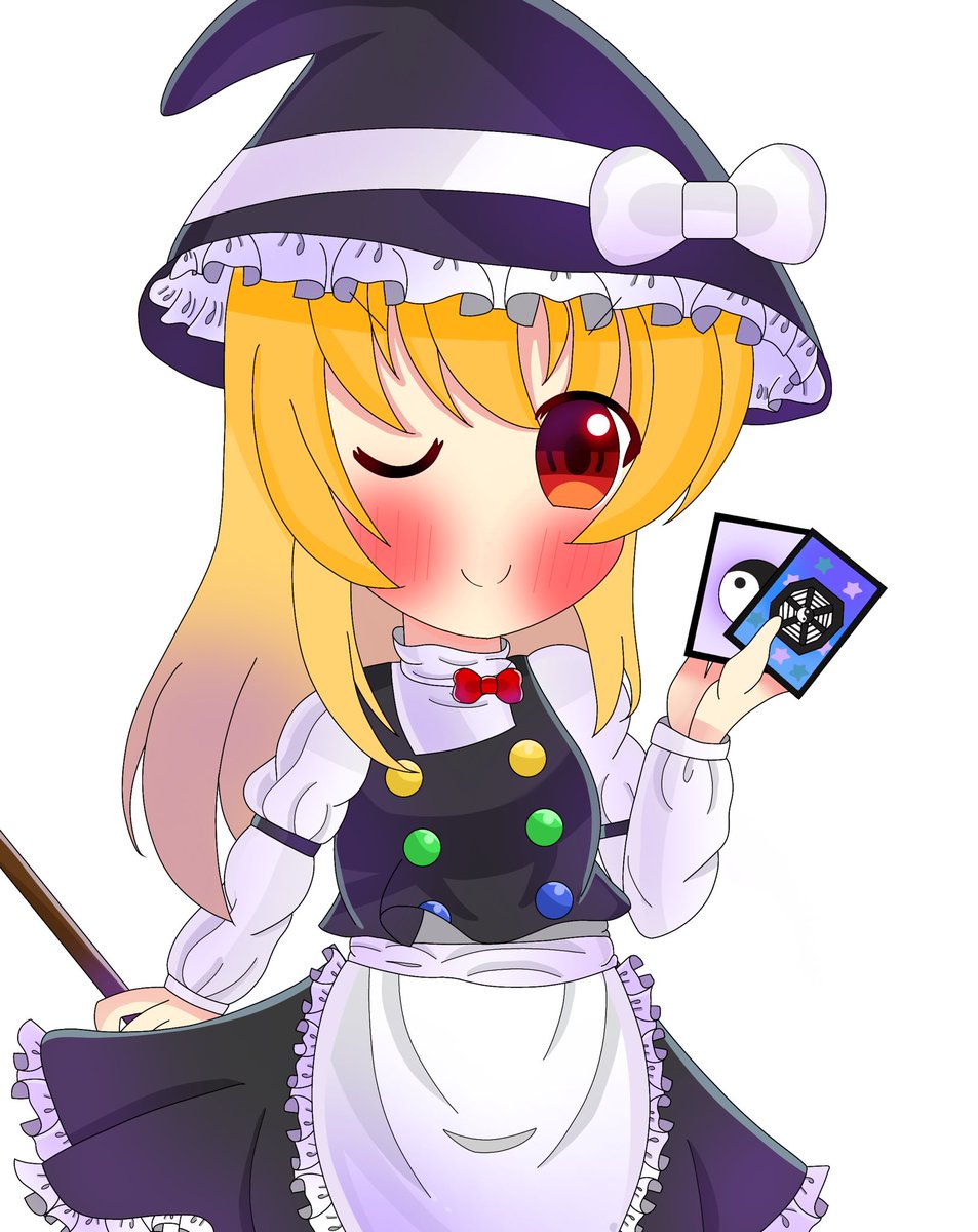 魔理沙描きました！
#東方Project #霧雨魔理沙 #東方イラスト #絵柄が好みっていう人にフォローされたい