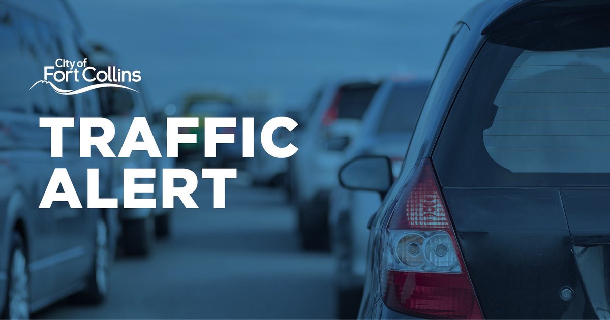 FCPolice's tweet photo. ⚠️ Traffic is impacted near Lake/Prospect due to a water main break. Please take an alternate route if you have to travel in that area this evening. #fctrip https://t.co/I4wDfRcNUK