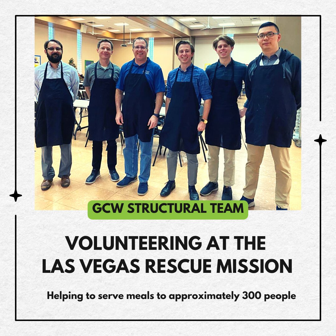GCW_Eng's tweet photo. GCW Team members partnered with @LVRescueMission as community advocates to assist in serving dinner to members of the local community. #GCWGivesBack #Supportingthoseinneed #LifeatGCW https://t.co/TmirYo8Ive