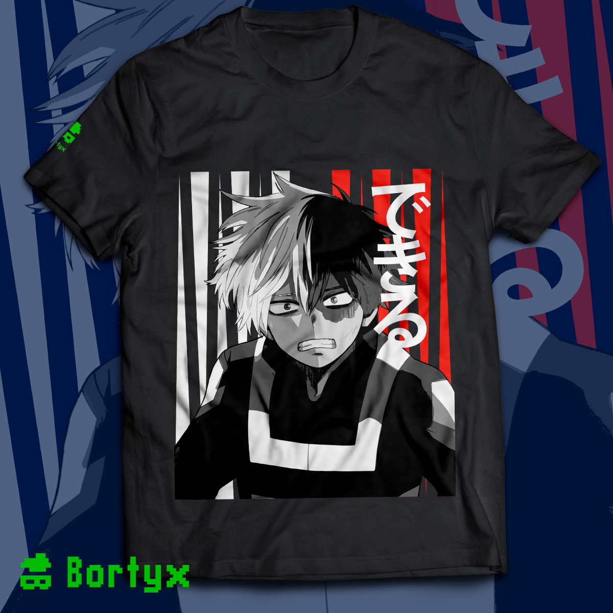 BortyxGeek's tweet photo. Las mejores camisetas de #BokuNoHero las tenemos en #Bortyx 😎

¿Dónde comprarlas? https://t.co/K1mMiQRfKI

Nuestro WhatsApp: https://t.co/xqs8tkFzSB

#Geek #Anime #Friki #Videojuegos #Manga https://t.co/Y2M4foN4Ut