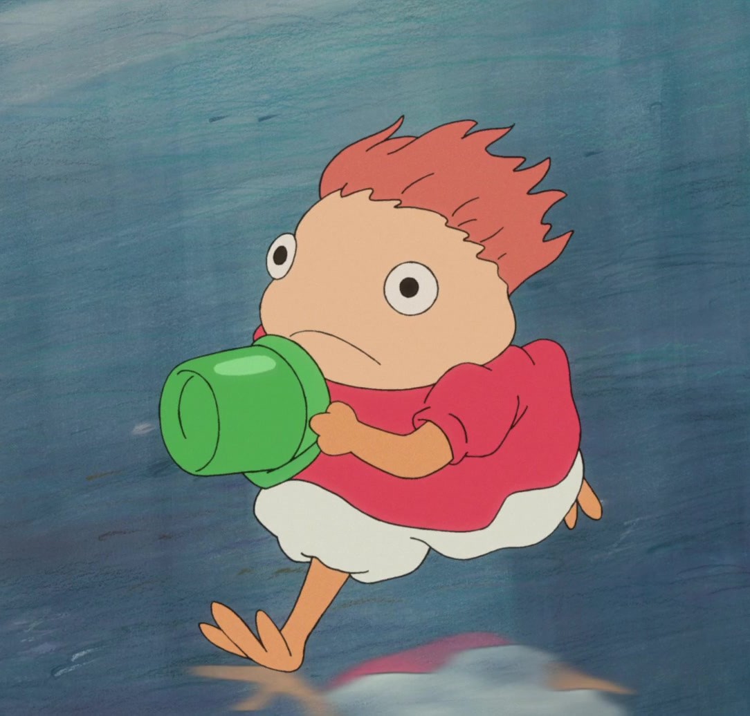 「ponyo's goofy chicken legged form makes 」|AfroNinja360のイラスト