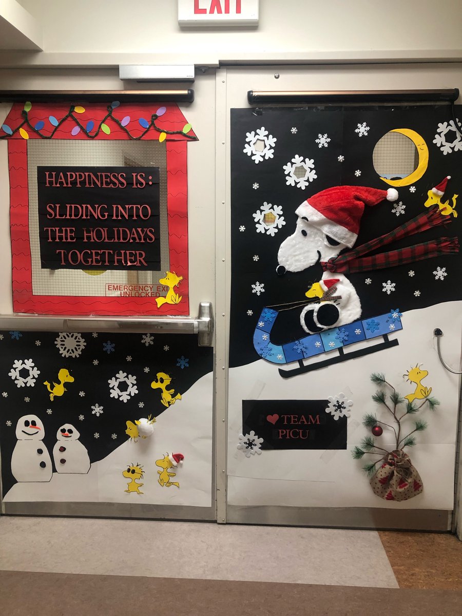 'Happiness is: Sledding into the Holidays Together' That sums up our @CHEO PICU Team - sliding through the holidays to care for our sickest patients! With kindness, a smile and an incredible team spirit. It's just the PICU way!