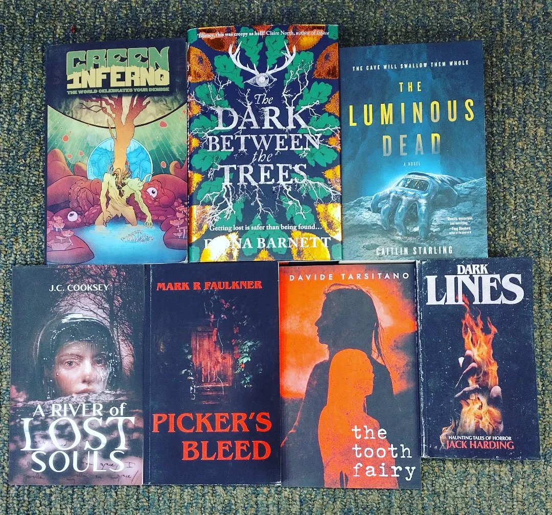 garbagesauce's tweet image. MORE beauties that i added to our shelves at @BNSiouxFalls today!
restocks from @After_Dark_Arts @JHardingAuthor @see_starling and @MattBlairstone and new-in from @stitchthisfiona and @MRFaulkner1 !!