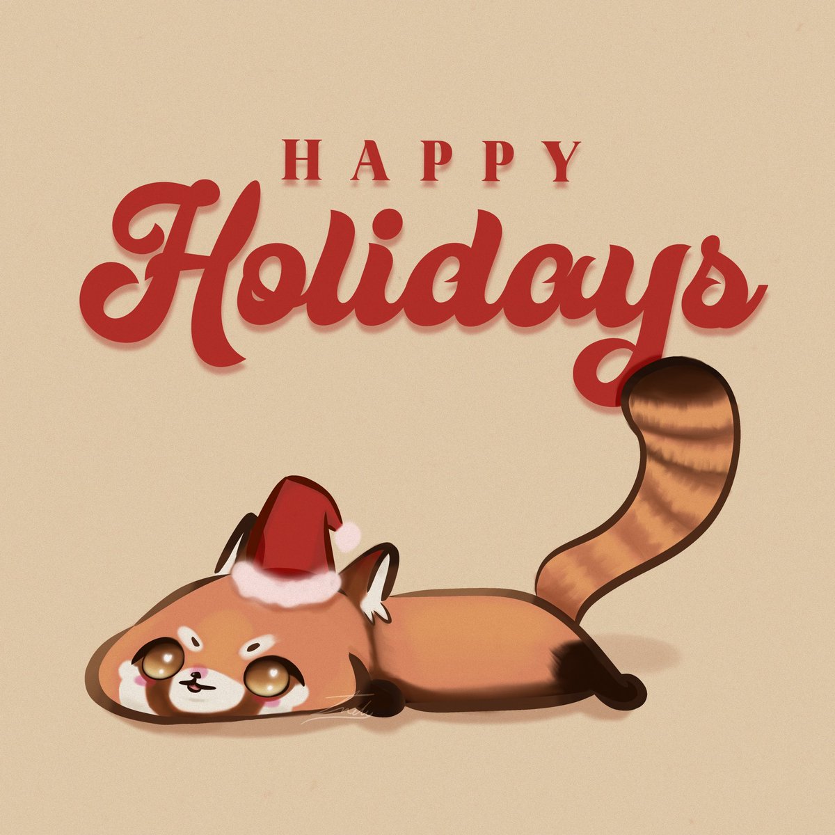 GinsengPanda's tweet photo. Happy Holidays! 

Hope you all are safe and warm this holiday season ❄️ 

Currently messing around with my OC trying to find a style I like and find fun to draw 

#HappyHolidays #MerryChristmas https://t.co/0FcxIl0cK2