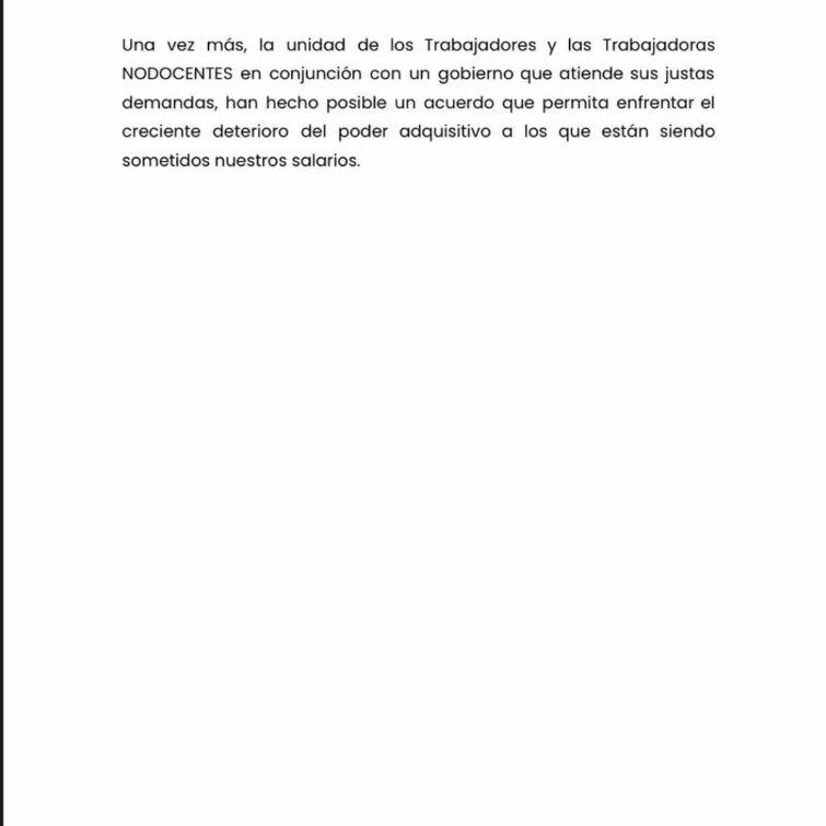 FFyB_interna's tweet photo. NUEVO ACUERDO PARITARIO
El incremento será del 4% para el mes de diciembre, que sumado al 15% (anunciado en el acuerdo anterior para este mismo mes) alcanzará el 19% de aumento salarial.
También se acordó el 8% para febrero, mes en el que nuevamente se abrirán las negociaciones https://t.co/dsJBzWqyWj