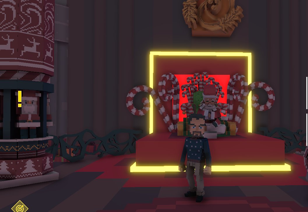 VAlEberelli's tweet photo. @TheSandboxGame I found a Santa in Aldrak Solstice! 🧑‍🎄🎁 I participated in the #SeasonsGreetingsTSB challenge for a chance to win an NFT! https://t.co/mVGnzAyb0C