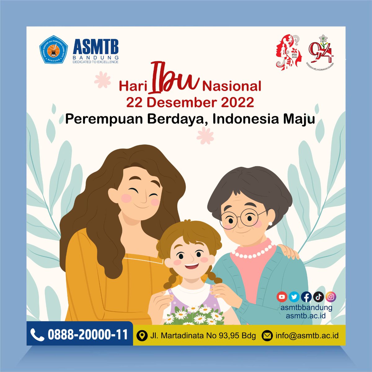 Selamat Hari Raya Ibu Nasional untuk seluruh ibu di Dunia ❤️🔆
#yayasantarunabakti 
#asmtb 
#sekretaris 
#hariibu 
#hariibunasional