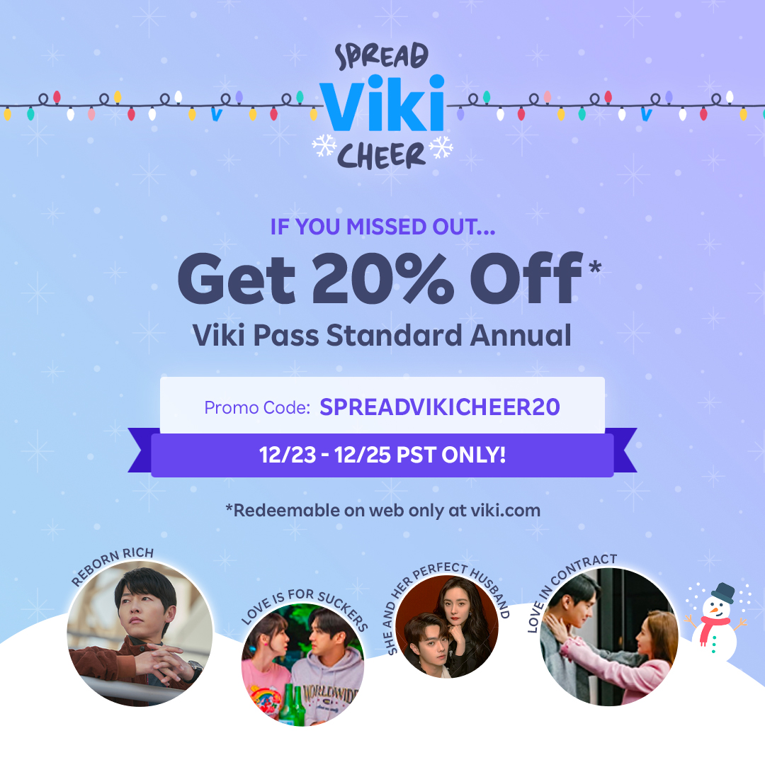 Viki on Twitter "🎊 SURPRISE!! 🎉 We’re giving away one last discount in