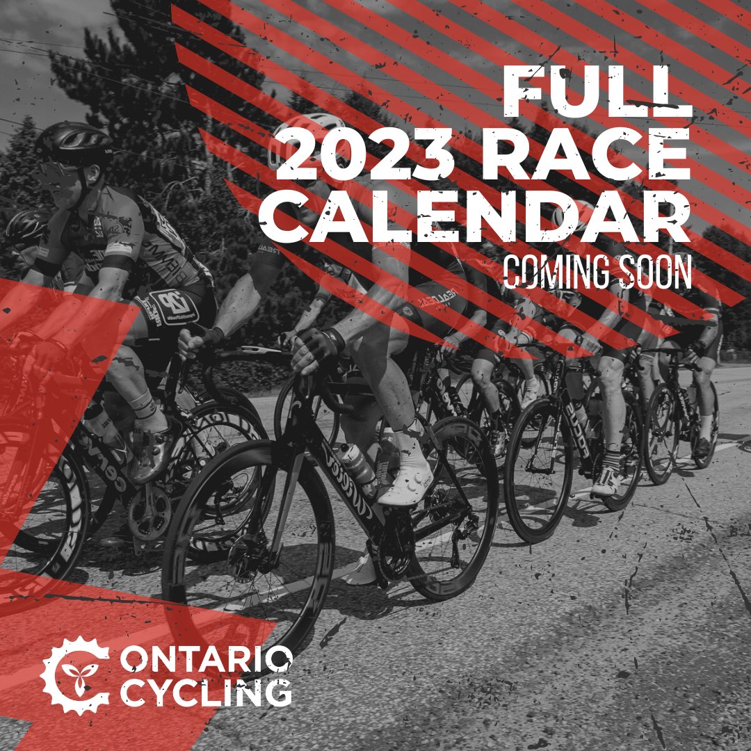 Ontario Cycling on Twitter "The complete 2023 race schedule will be