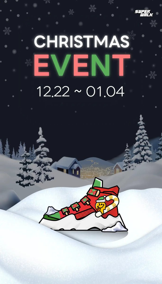 SuperWalk๐ (@superwalk_) on Twitter photo ๐The first Christmas event with SUPERWALK !!๐
We will select 5 winners!
โณ72hours left
๐ Prize ๐
x5 โChristmas Gift Boxโ items for each winners!!
๐ฏTo enter:
1๏ธโฃ Follow
<a href="/SuperWalk_/">SuperWalk๐</a>
2๏ธโฃ Like & Retweet this post
3๏ธโฃ Tag your frens
โญ๏ธComment your SuperWalk App Nickname ๐The first Christmas event with SUPERWALK !!๐
We will select 5 winners!
โณ72hours left
๐ Prize ๐
x5 โChristmas Gift Boxโ items for each winners!!
๐ฏTo enter:
1๏ธโฃ Follow
<a href="/SuperWalk_/">SuperWalk๐</a>
2๏ธโฃ Like & Retweet this post
3๏ธโฃ Tag your frens
โญ๏ธComment your SuperWalk App Nickname