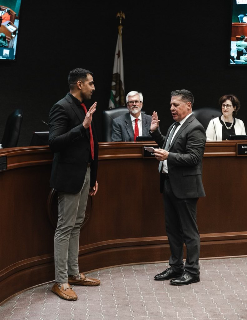 Honored to be sworn in as the 117th Mayor of the City of Lodi #lodica #209