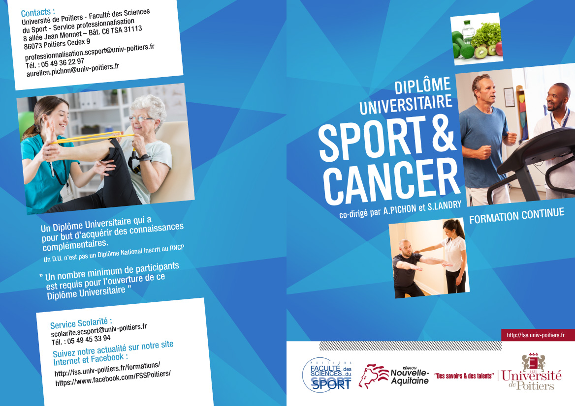 Le DU "Sport et Cancer" débutera en février 2023 ! Si les domaines de l'Activité Physique Adaptée à la Santé et de la cancérologie vous intéressent ce DU est pour vous !  ... Très belles fêtes de fin d'année ! @bde_stapsPoit <a href="/UnivPoitiers/">Université de Poitiers</a> #APAS #Cancer