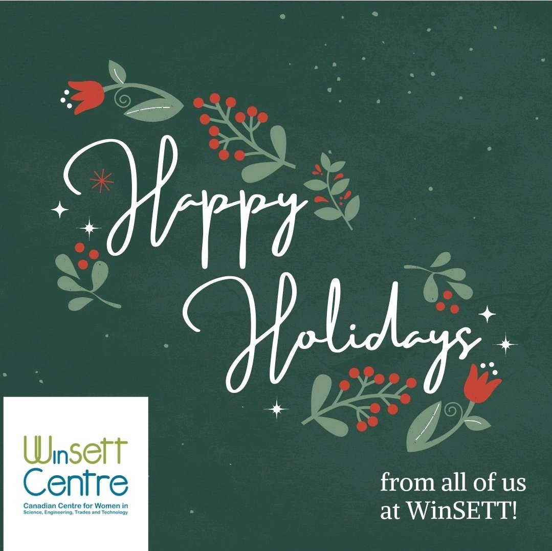 We hope your 2022 ends on a high note.

We hope you're celebrating all the progress you've made.

Wishing you a joyful and peaceful holiday! 

#womeninSETT #leadership #gratitude #restandrelax #holidays2022