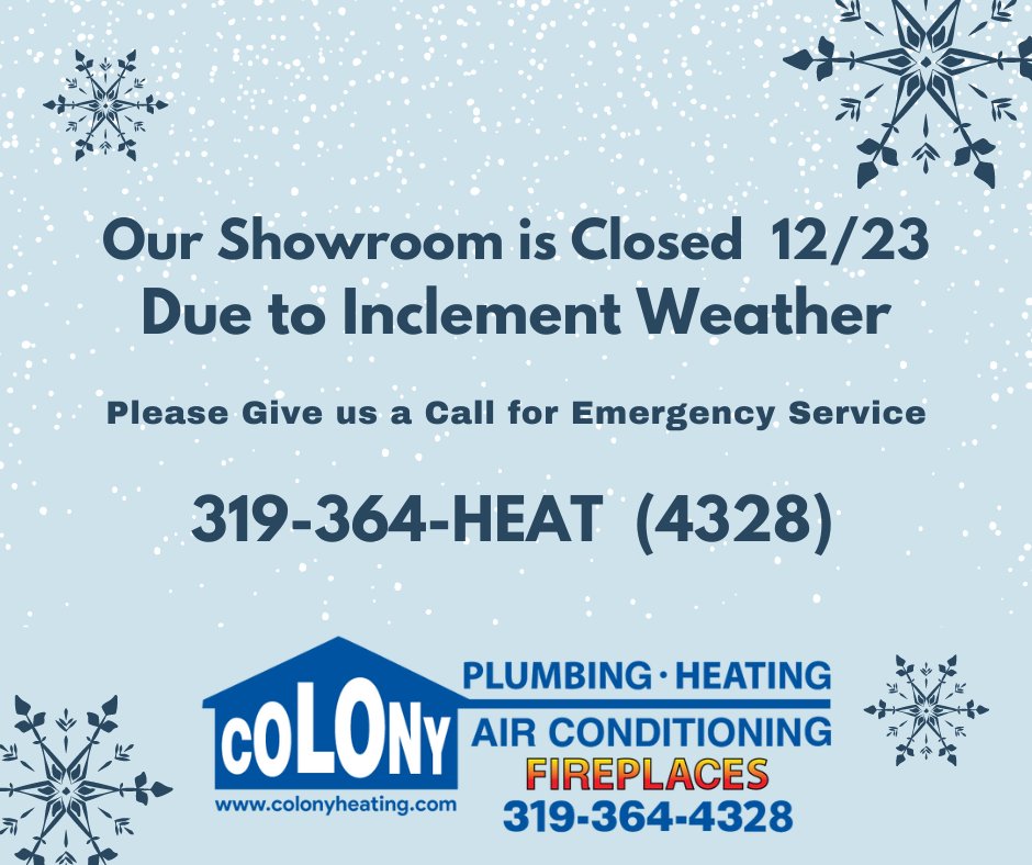 Colony Plumbing, Heating & Air Conditioning (@colony_heating) on Twitter photo 