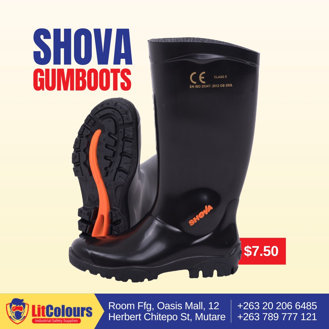 Shova Gumboots in stock at only $7.50. Check instore for more!