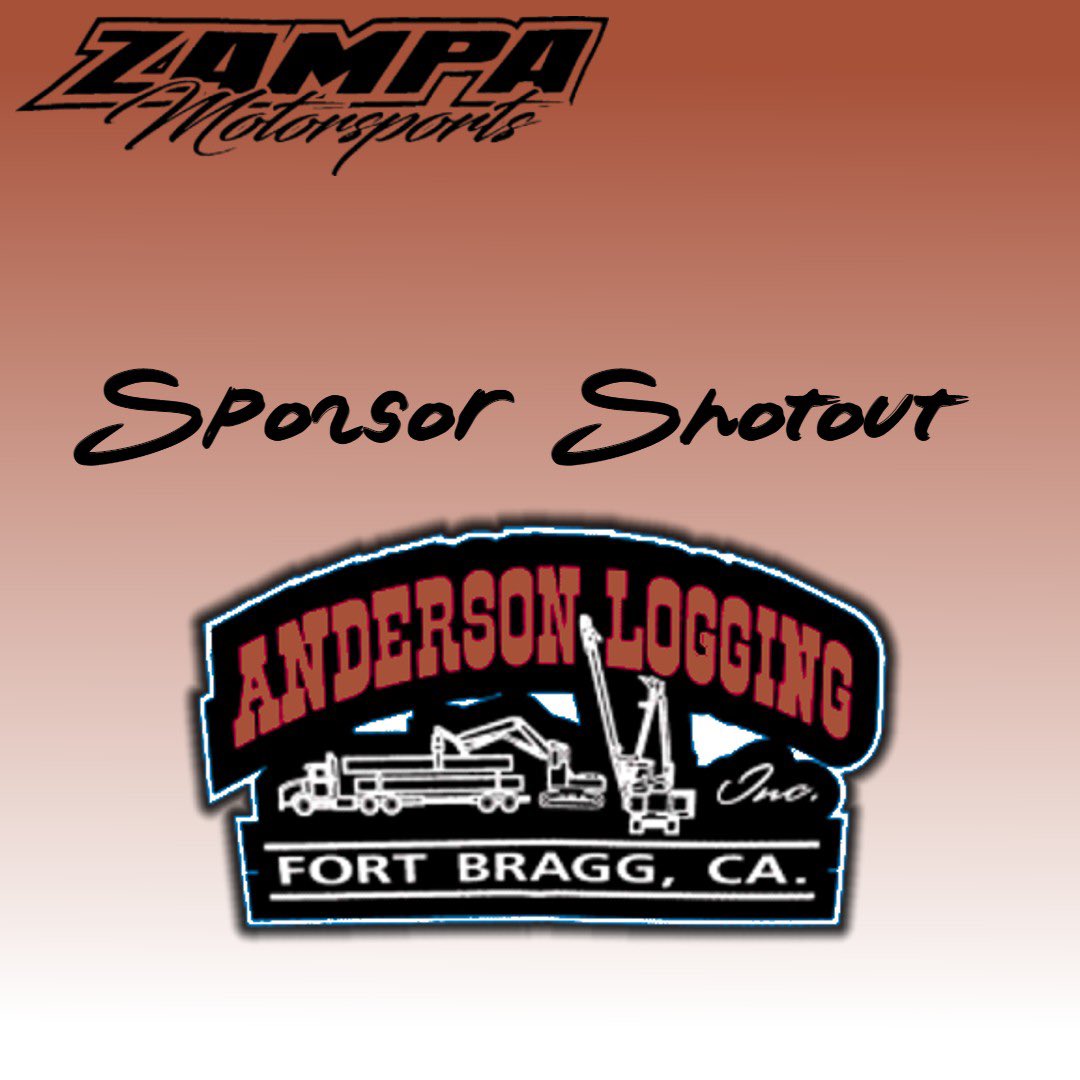 SPONSOR SHOUTOUT

Today I want to take the time to Thank Anderson Logging. They have been a great support to our race program and couldn’t be were I am today with out them. 

Thank you Anderson Logging for all the support over these last couple of years.