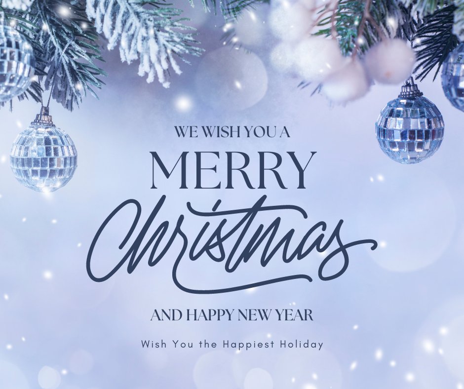 HallCPA's tweet image. The team at Hall &amp;amp; Associates would like to wish you all a Merry Christmas!  

The office will be closed from December 23rd to January 2nd and will reopen on Tuesday, January 3rd, 2023.