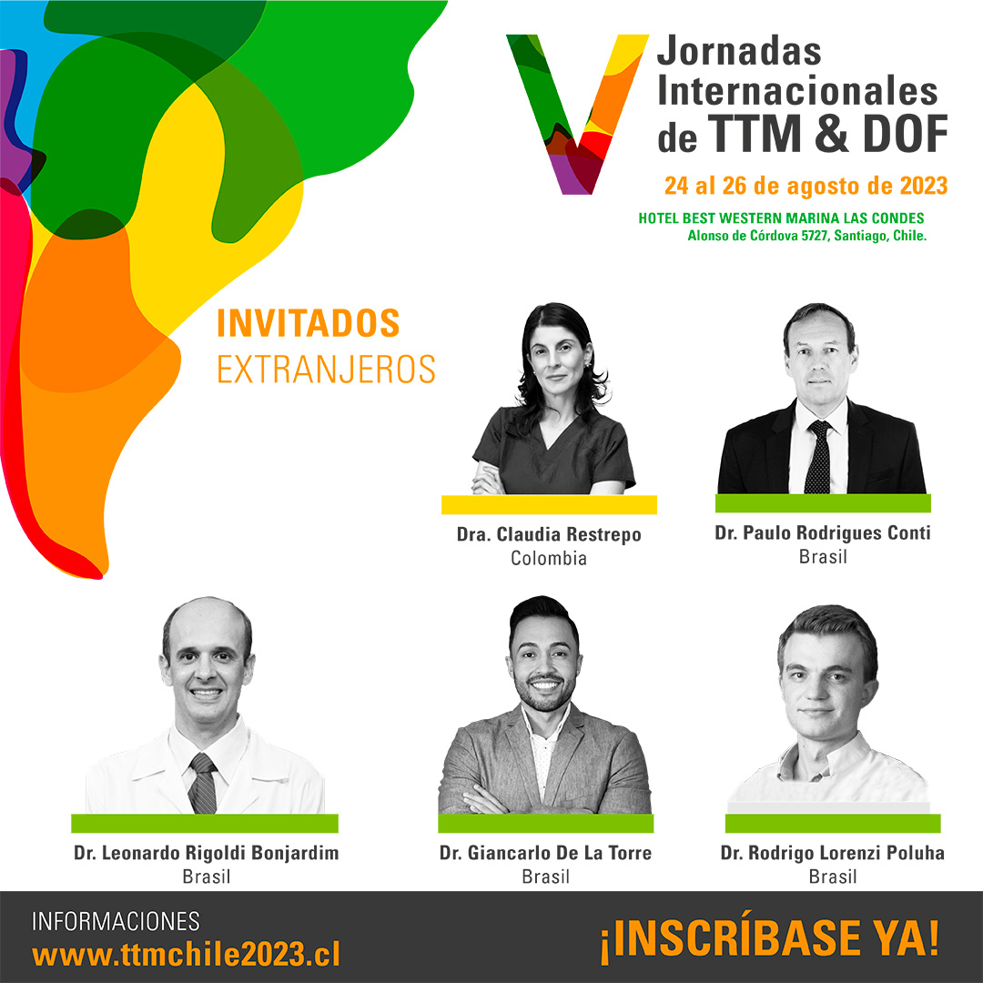 cdentistaschile's tweet photo. La Soc Chilena de Trastornos Temporomandibulares y Dolor Orofacial  @STtmydof invita a sus V Jornadas Internacionales de TTM y DOF

📅24-26 de agosto
▶️2 jornadas de capacitación
▶️Talleres prácticos 
▶️Expositores nacionales e internacionales

Más info https://t.co/7a1EbDMx0D https://t.co/oXHgK7qjUF
