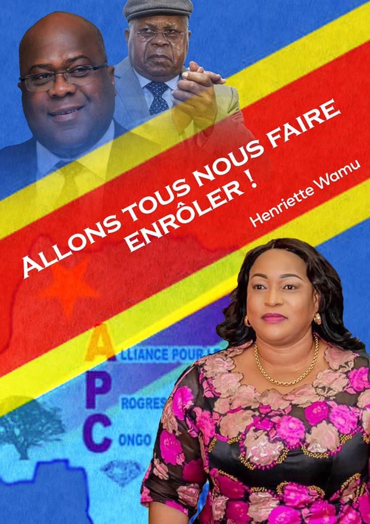 ApcRdc's tweet photo. Allons tous nous faire enrôler ! 
@WamuHenriette @delasuisse @BukasaMelchior @KatshiKapena @FideleKupa @Idristshombo1 @BNgemi https://t.co/IjFJFf1BIO