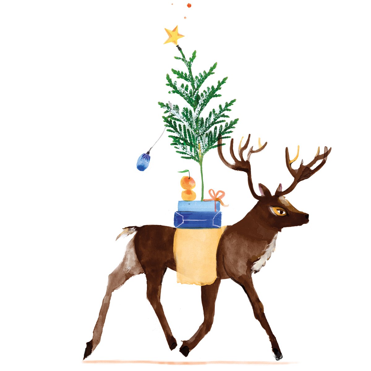 Reindeer Prepare....  @ClaudiKessels #illustrator #illustrationart #Illustrations #christmastime #santachristmas #antlers #christmas #reindeer #santaclaus #santa #santareindeerlist #santaclausreindeer #reindeercosplay #santagifts #santareindeer #christmasgifts