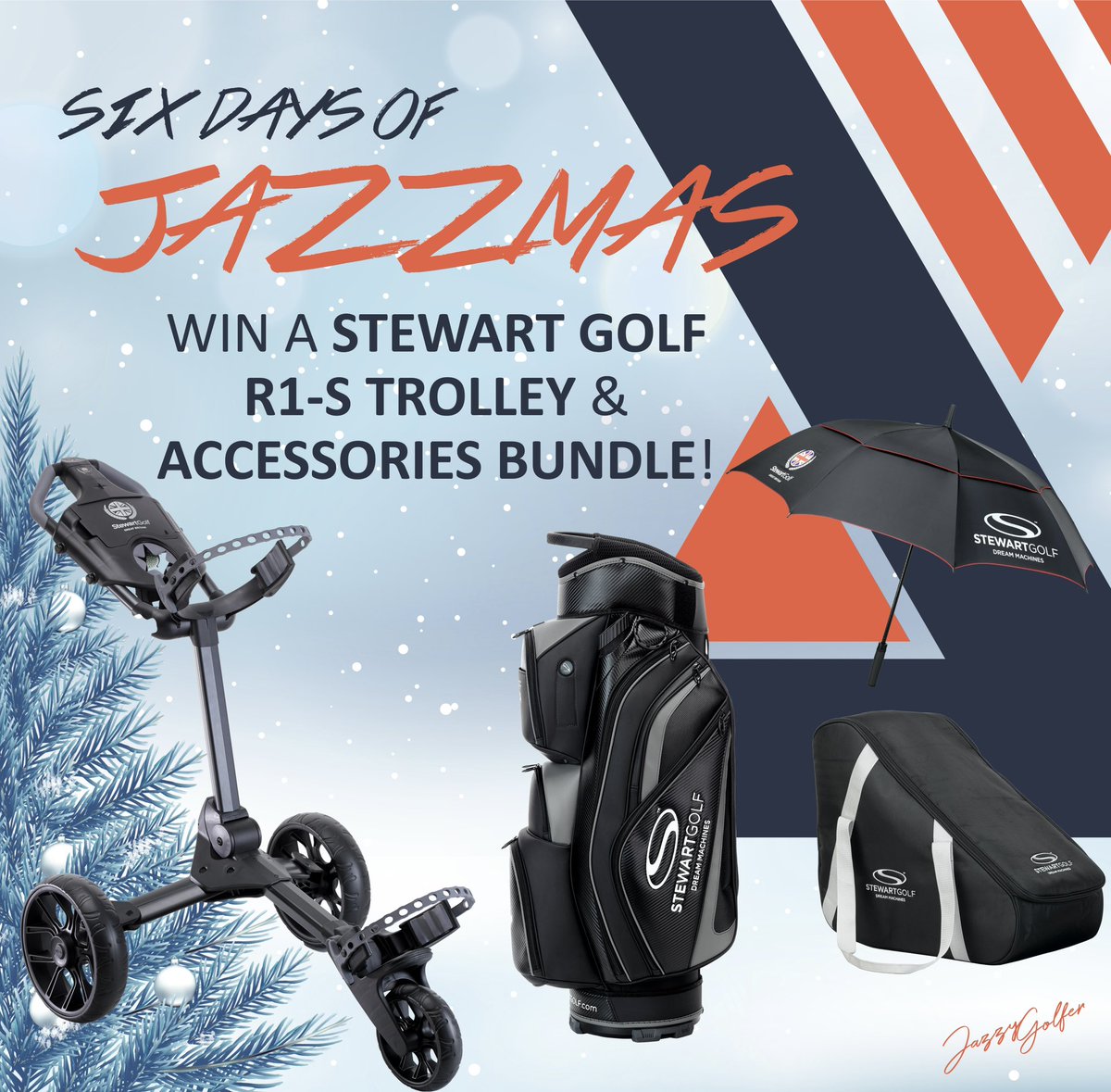 The Jazzy Golfer (@thejazzygolfer) on Twitter photo ๐Day 3 brings a <a href="/StewartGolf/">Stewart Golf</a> R1-S Push Trolley, StaffPro Bag, Travel Bag and Umbrella- this bundle is worth nearly ยฃ600!
To Enter:
1๏ธโฃ Follow me & <a href="/StewartGolf/">Stewart Golf</a>
2๏ธโฃ Retweet this
๐ Winners chosen on the 9th January. Good luck ๐ค๐ฝ ๐Day 3 brings a <a href="/StewartGolf/">Stewart Golf</a> R1-S Push Trolley, StaffPro Bag, Travel Bag and Umbrella- this bundle is worth nearly ยฃ600!
To Enter:
1๏ธโฃ Follow me & <a href="/StewartGolf/">Stewart Golf</a>
2๏ธโฃ Retweet this
๐ Winners chosen on the 9th January. Good luck ๐ค๐ฝ