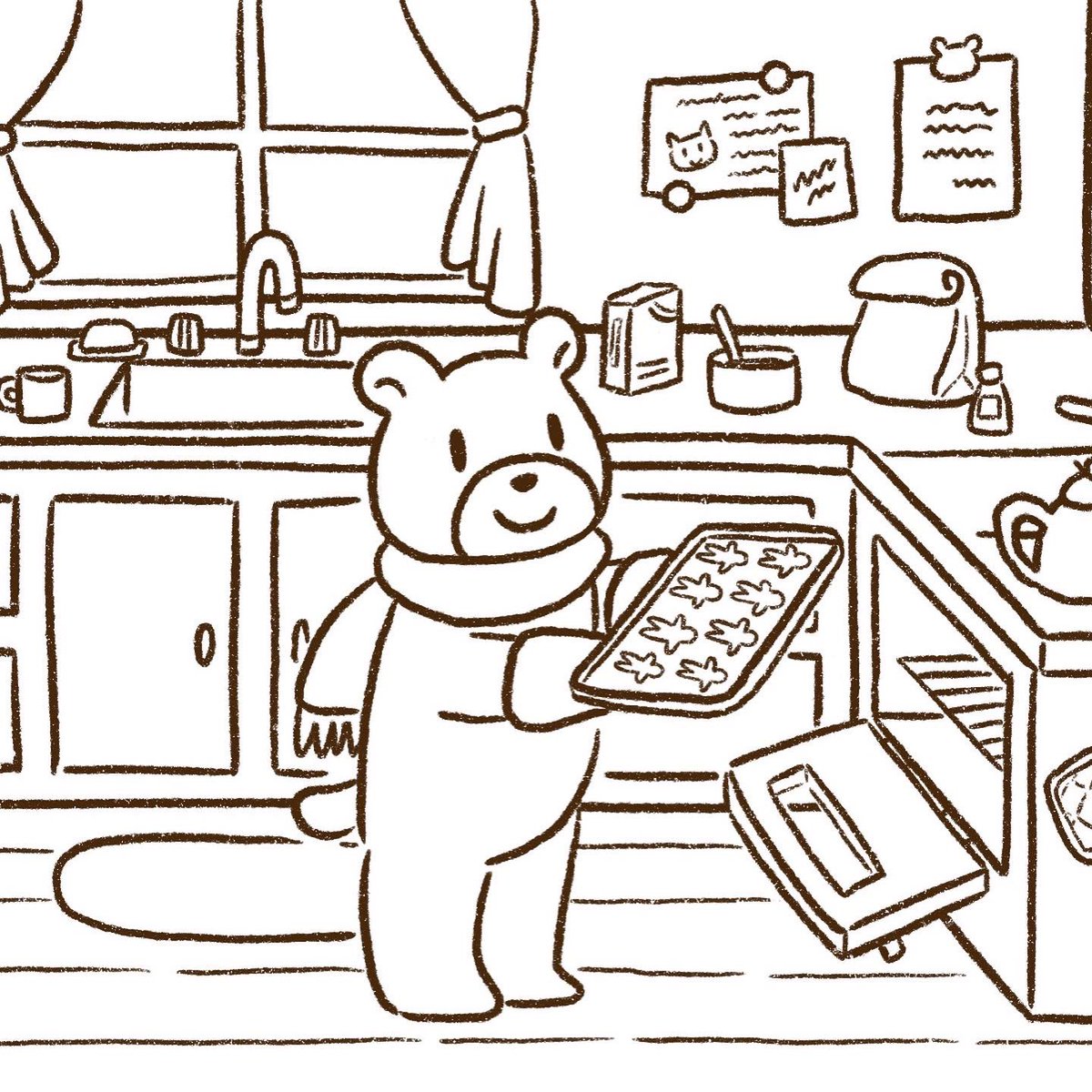 sugo_studio's tweet photo. More Christmas Bears 🎄🐻

I have a finished version of this but I didn’t save it to my phone so I’ll post that later 😂

#sugostudio #christmas2022 #christmascard https://t.co/yQvGyzO3AD