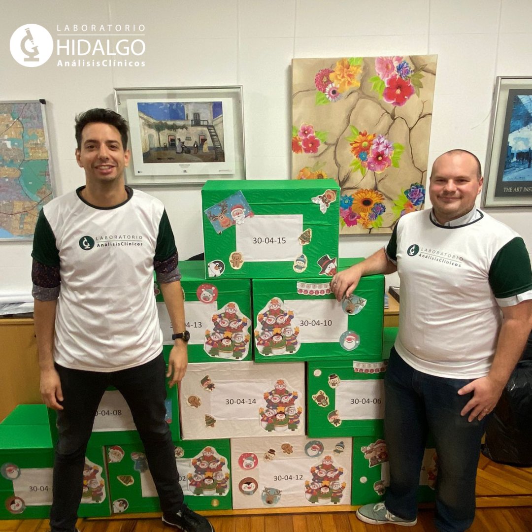 LabHidalgo's tweet image. Navidad Solidaria🎅

Desde #LaboratorioHidalgo colaboramos con Proyecto Nochebuena para todos en el armado de cajas que incluyen alimentos no perecederos, útiles y juguetes 🙌

Les deseamos a todos Felices Fiestas 💫

#comunidadhidalgo #navidadhidalgo #donaciones