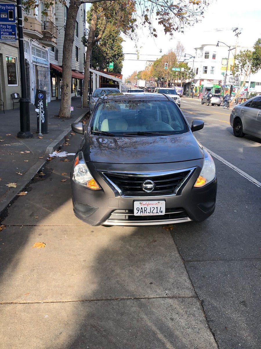 EverySF311Bike's tweet photo. 724 Valencia St

Car blocking bike lane.
Make/Model: Gray Nissan
License Plate: 9ARJ214
Color: Gray

https://t.co/T2ZnneSINk
2022-12-22 13:01:52 https://t.co/NwDeZ4Htuo