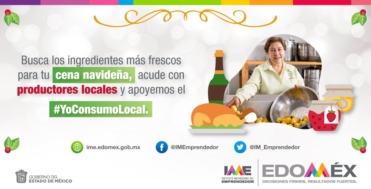 ContraloriaGEM's tweet photo. ¡Que tus detalles y decoraciones esta época decembrina tengan un toque único!
El #IMEmprendedor te invita a consumir productos de la comunidad emprendedora mexiquense. 

¡Súmate al #YoConsumoLocal! https://t.co/60wmHFCe7i