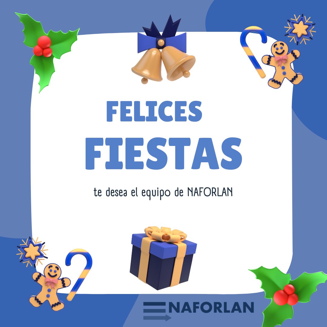 NaforlanNavarra's tweet photo. Felices fiestas desde NAFORLAN ¡A por 2023! https://t.co/AM4GUkgURB
