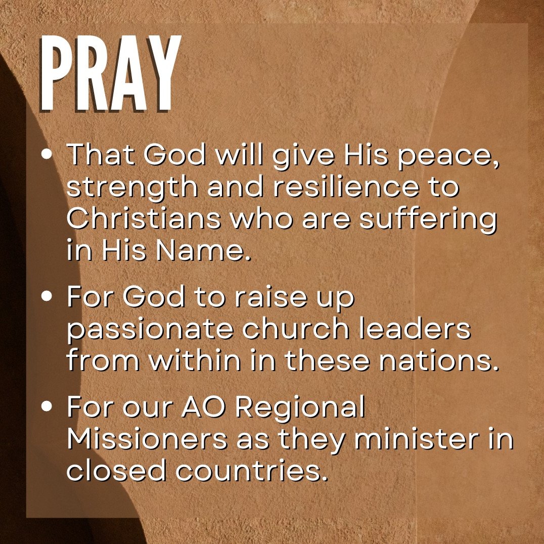 ActionOverseas's tweet photo. Let's begin the New Year together in prayer for our brothers and sisters who are suffering 🙏 

Pray with us for the persecuted. https://t.co/7V6FKsl89e